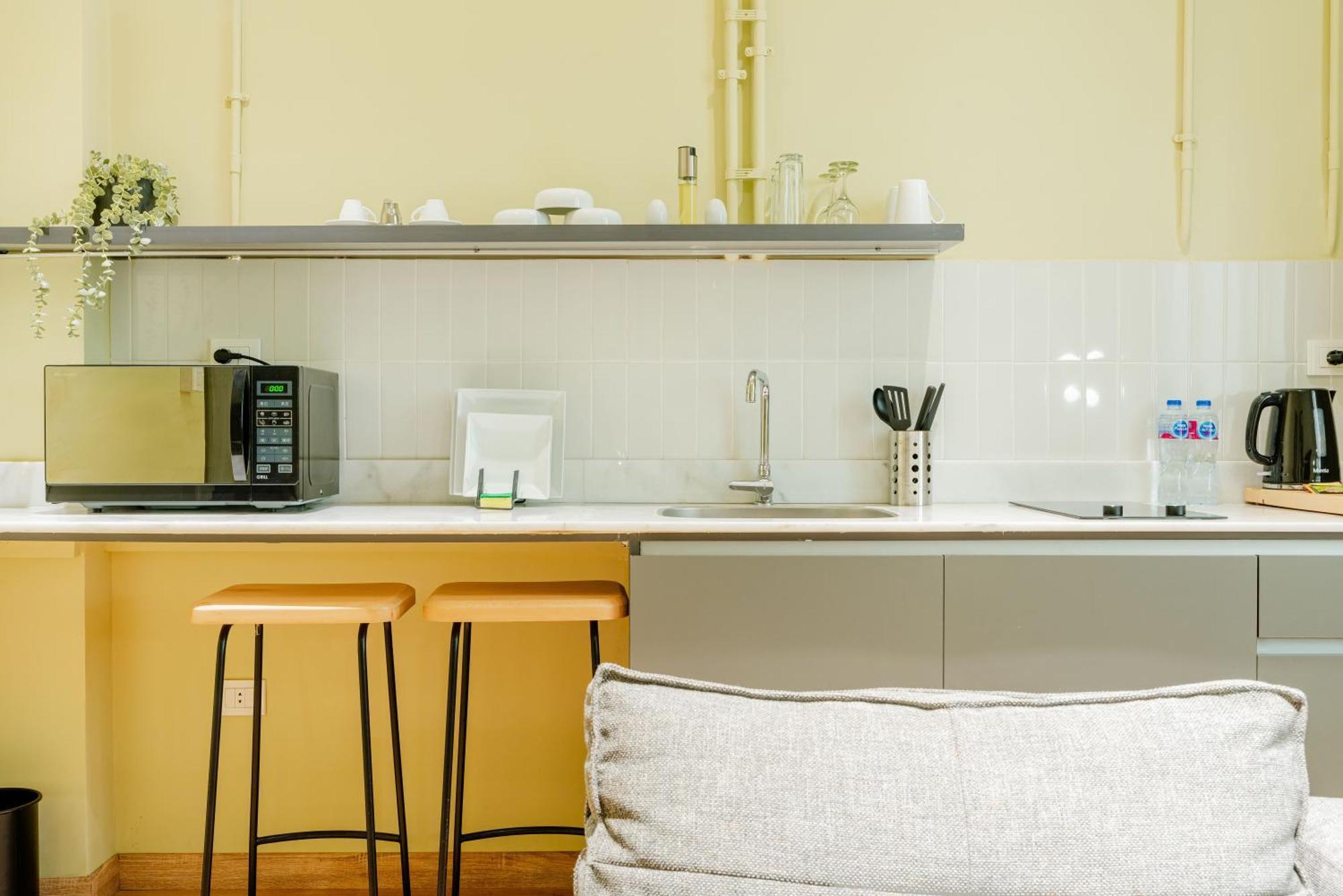 Grey L Studio Apartments Downtown Alexandria Menasce House Buitenkant foto